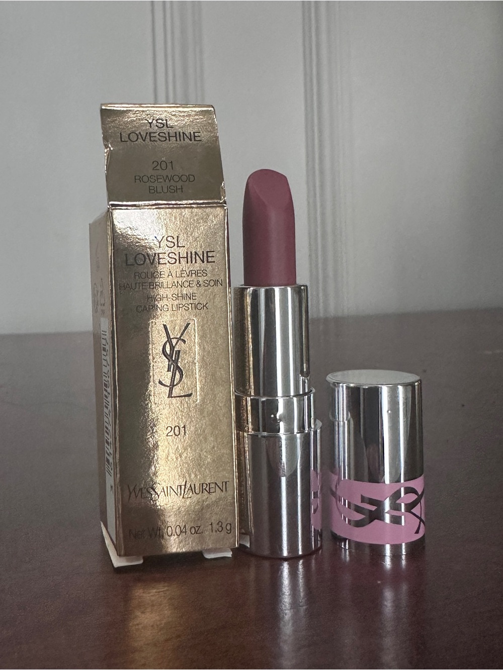 Yves Saint Laurent LoveShine Lipstick - Rosewood Blush (201)